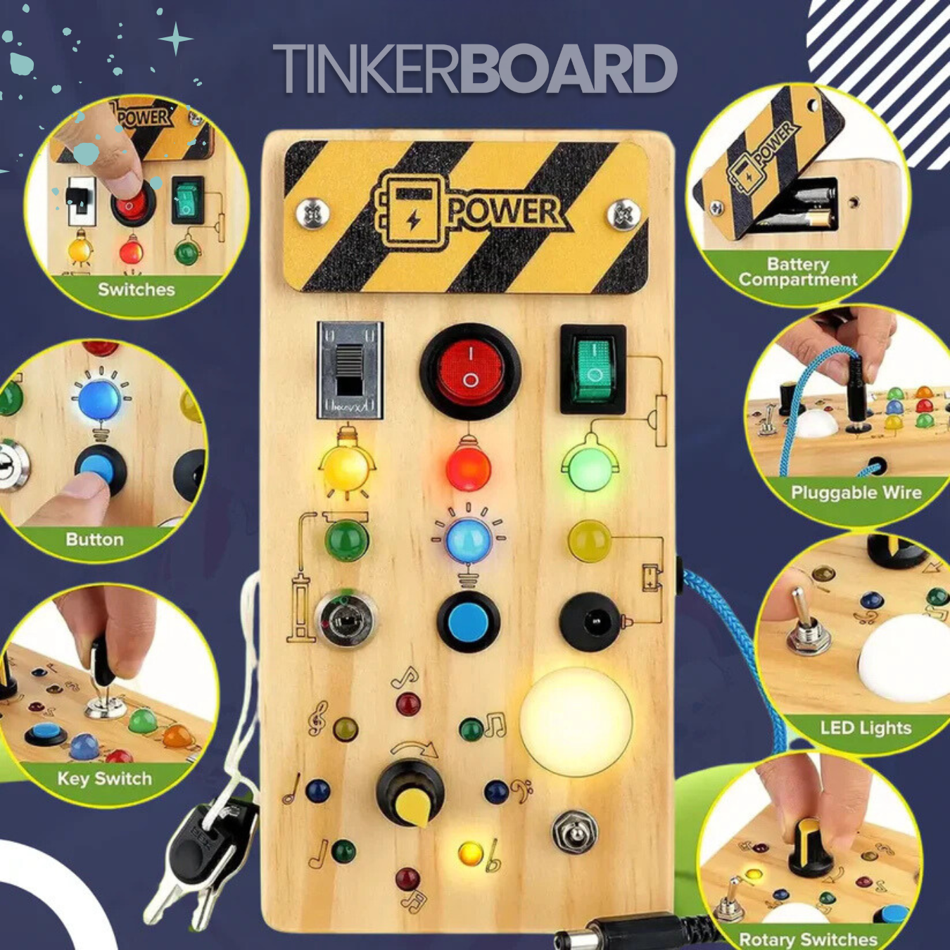 TinkerBoard™ | Busy Board Toy